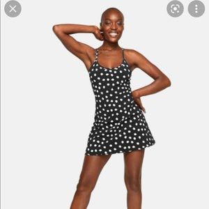 Outdoor Voices polka dot exercise dress medium